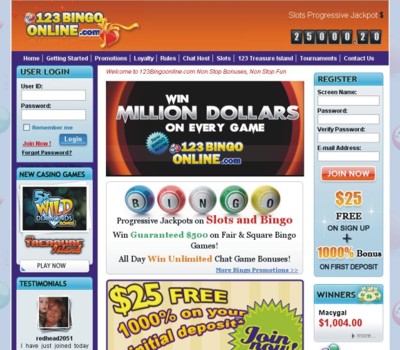 123 Bingo Online